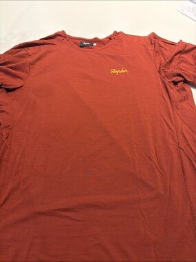 Rapha merino wool Crewneck T-Shirt with Yellow Logo